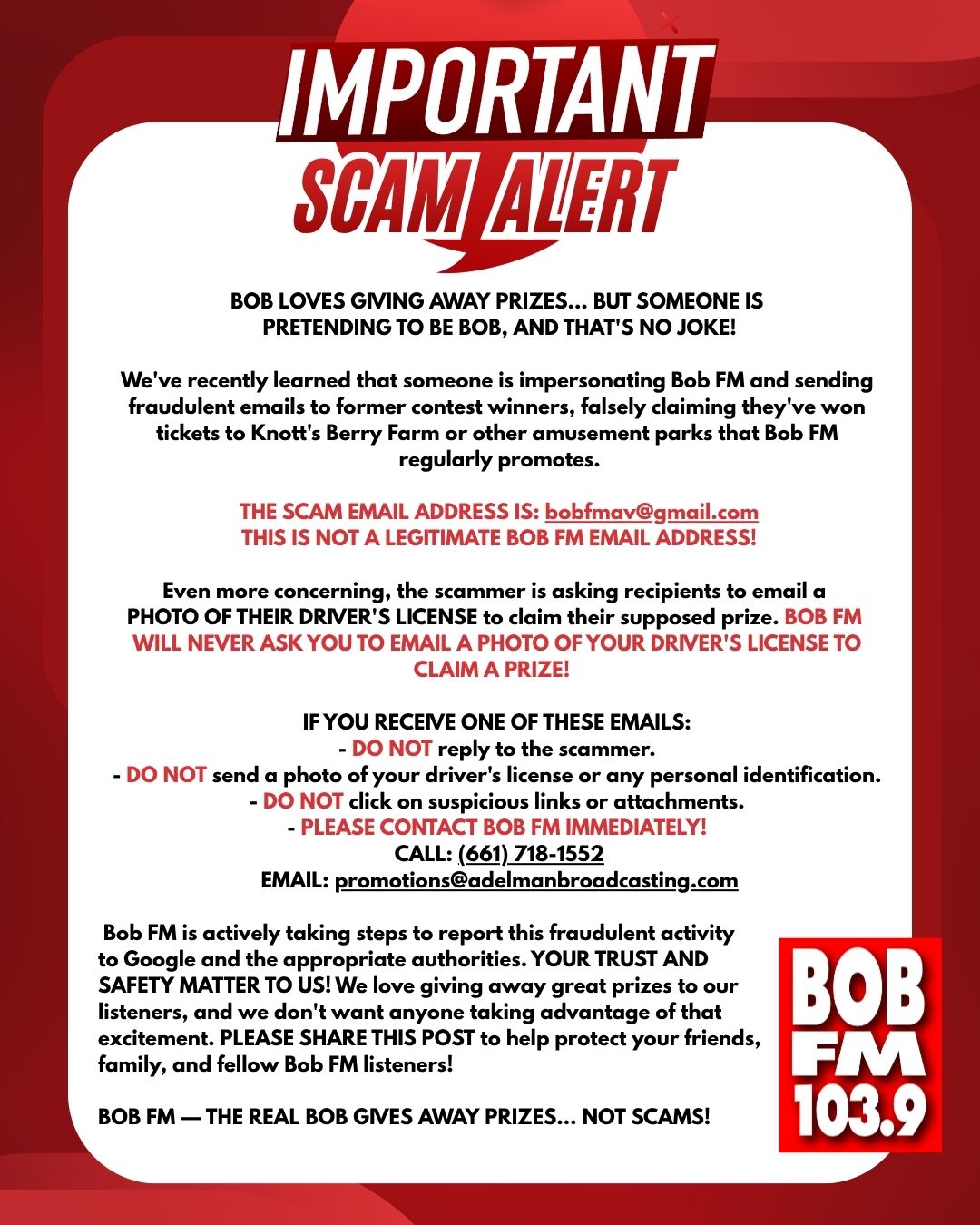 Scam Alert